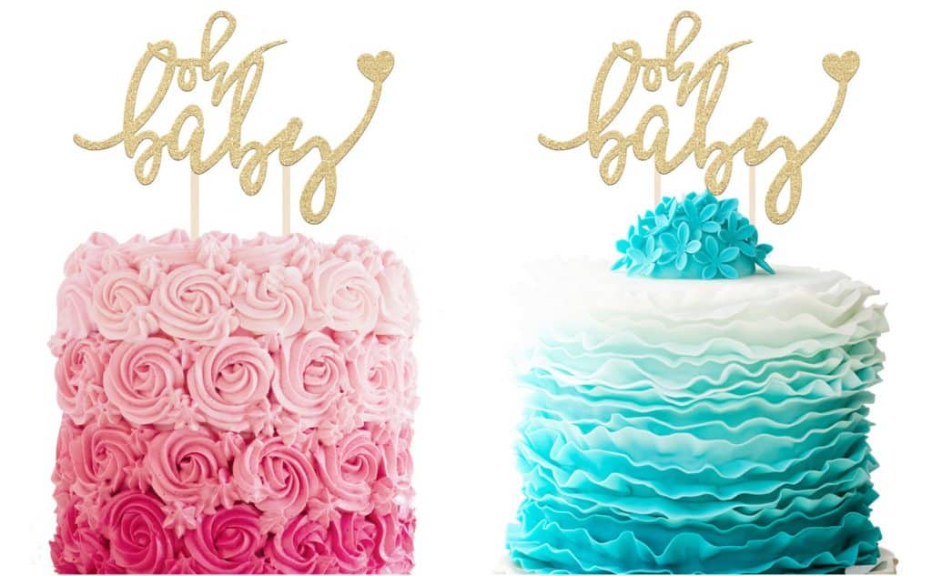 Oh Baby Baby Shower Cake Topper Merry Expressions