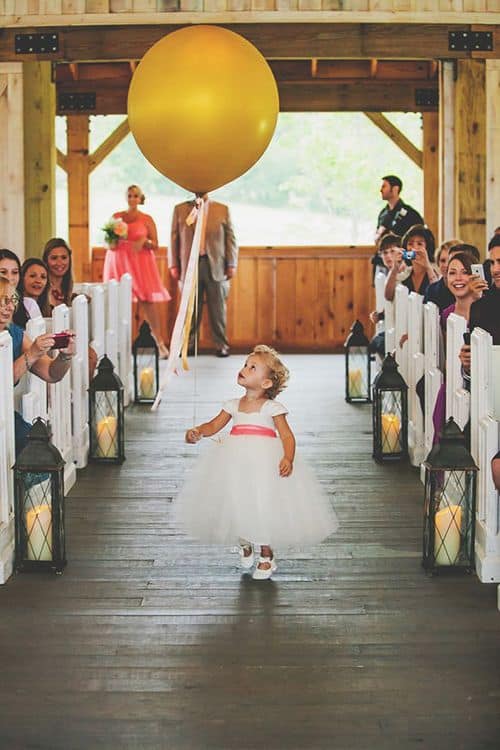 Image result for wedding day + children with balloons